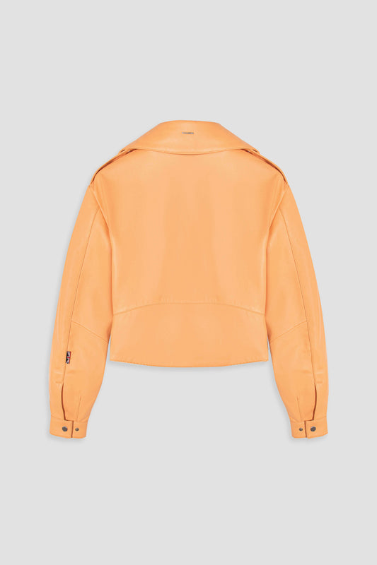 Cropped Blouson: Daybreak Leather Jacket