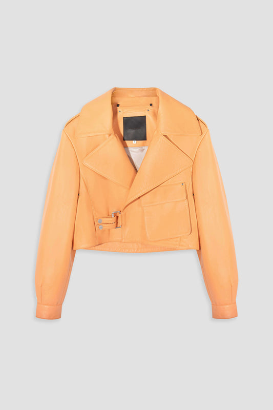 Cropped Blouson: Daybreak Leather Jacket