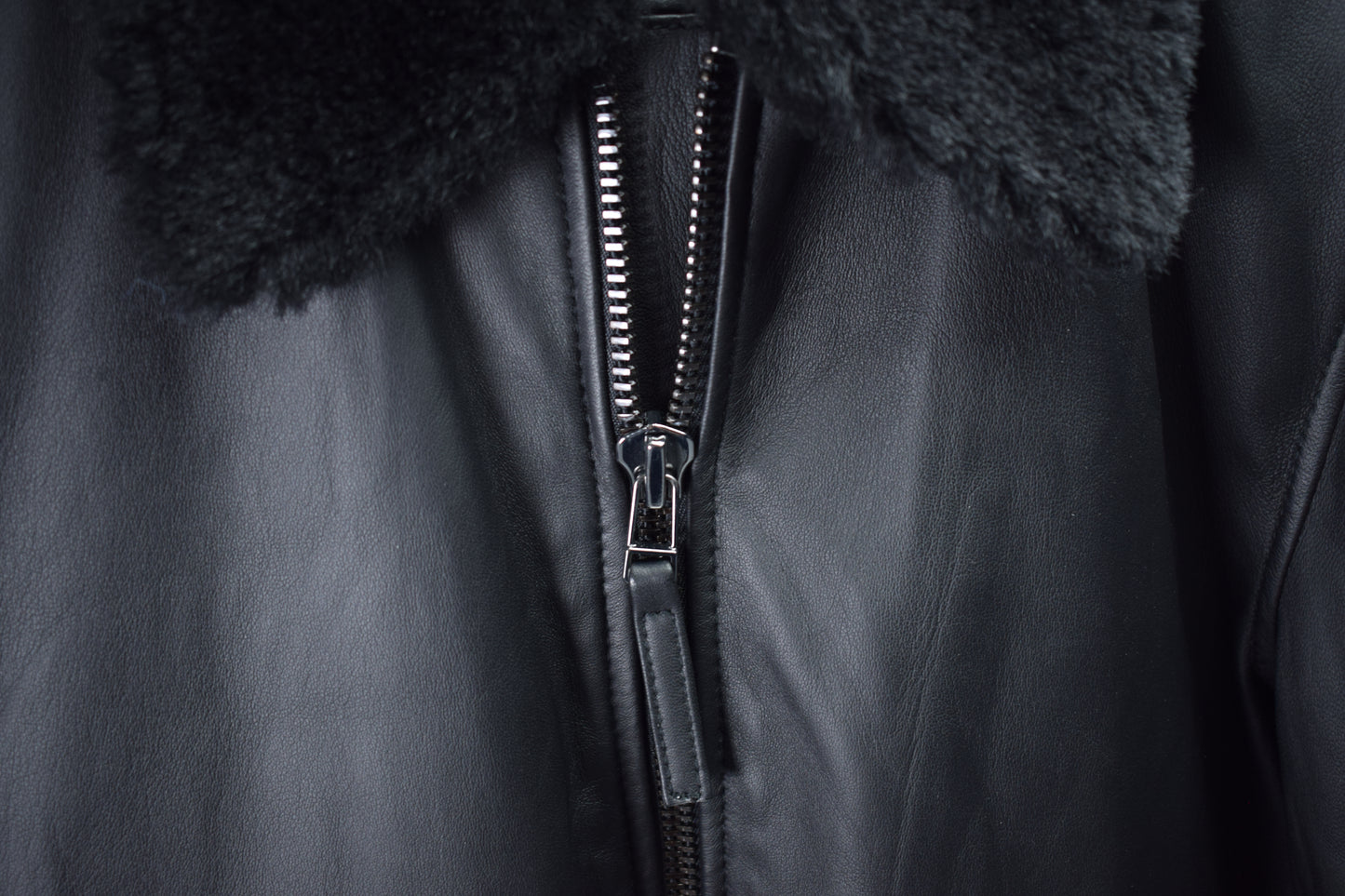 Aviator Black Shearling / Mens / S / Excellent