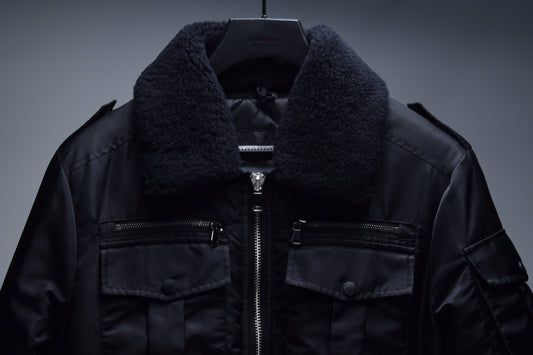 Nylon Shearling Aviator / Mens / S / Used