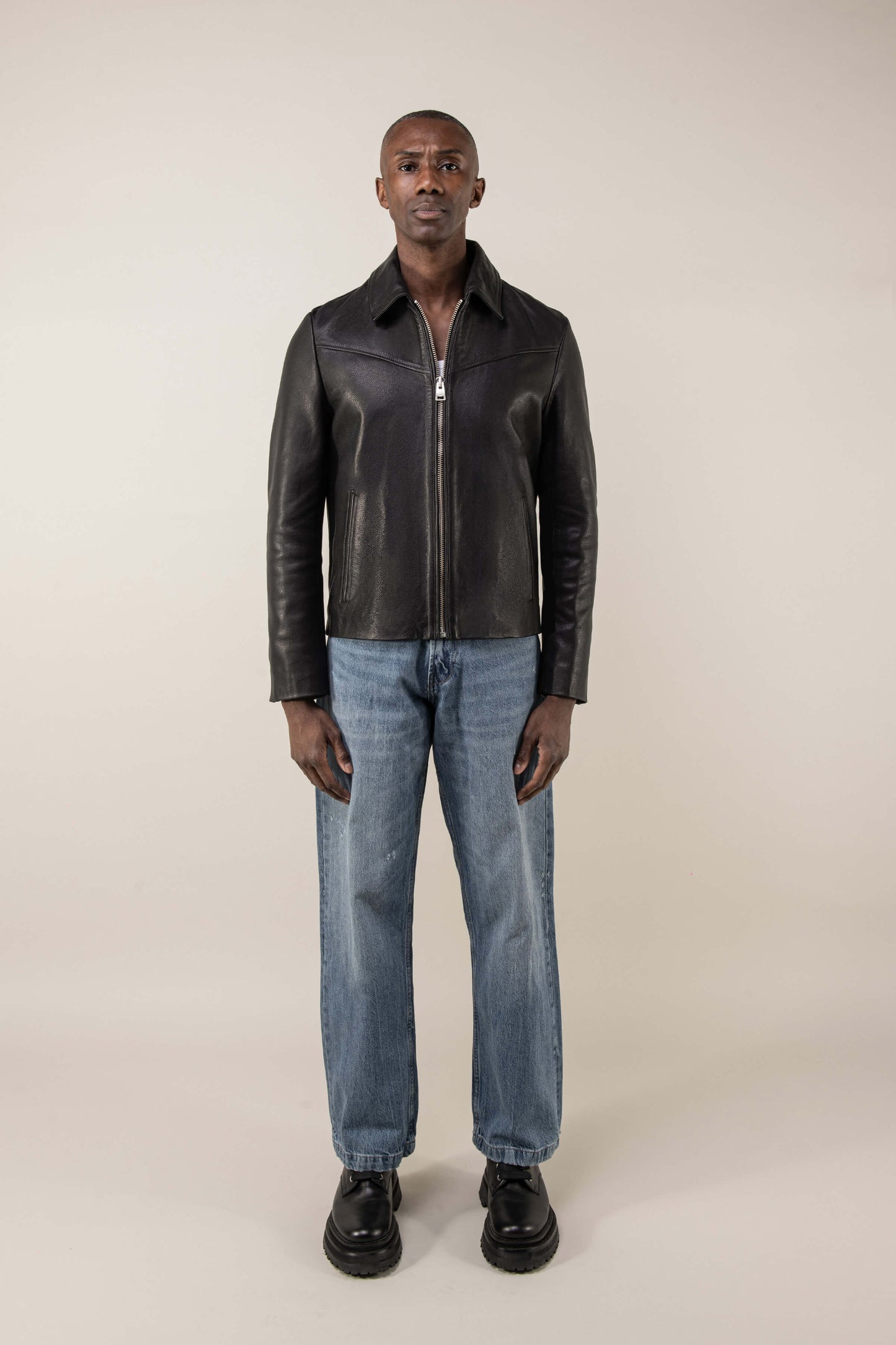 Hendrix Leather Jacket (Man)