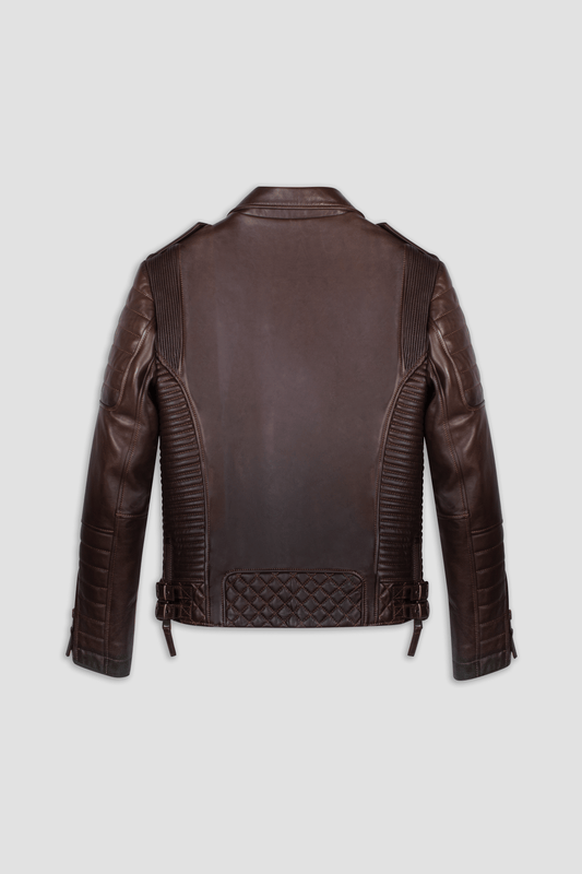 Kay Michaels 3.0: Antique Brown Leather Jacket (Man)