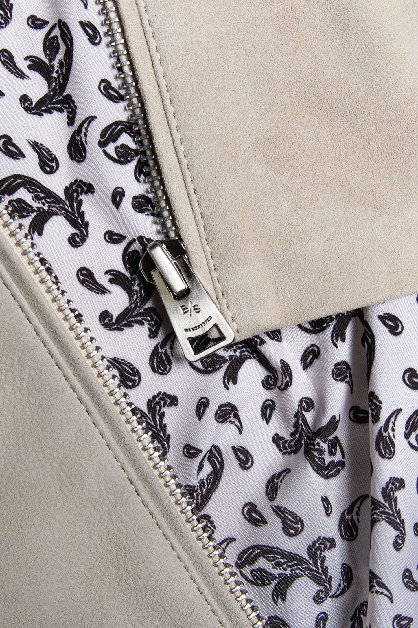 Hendrix: Sandstone Suede Leather Jacket