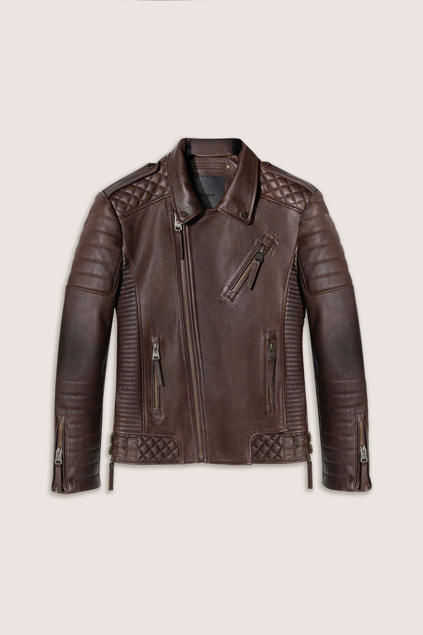 Kay Michaels 3.0: Vintage Brown Leather Jacket (Man)