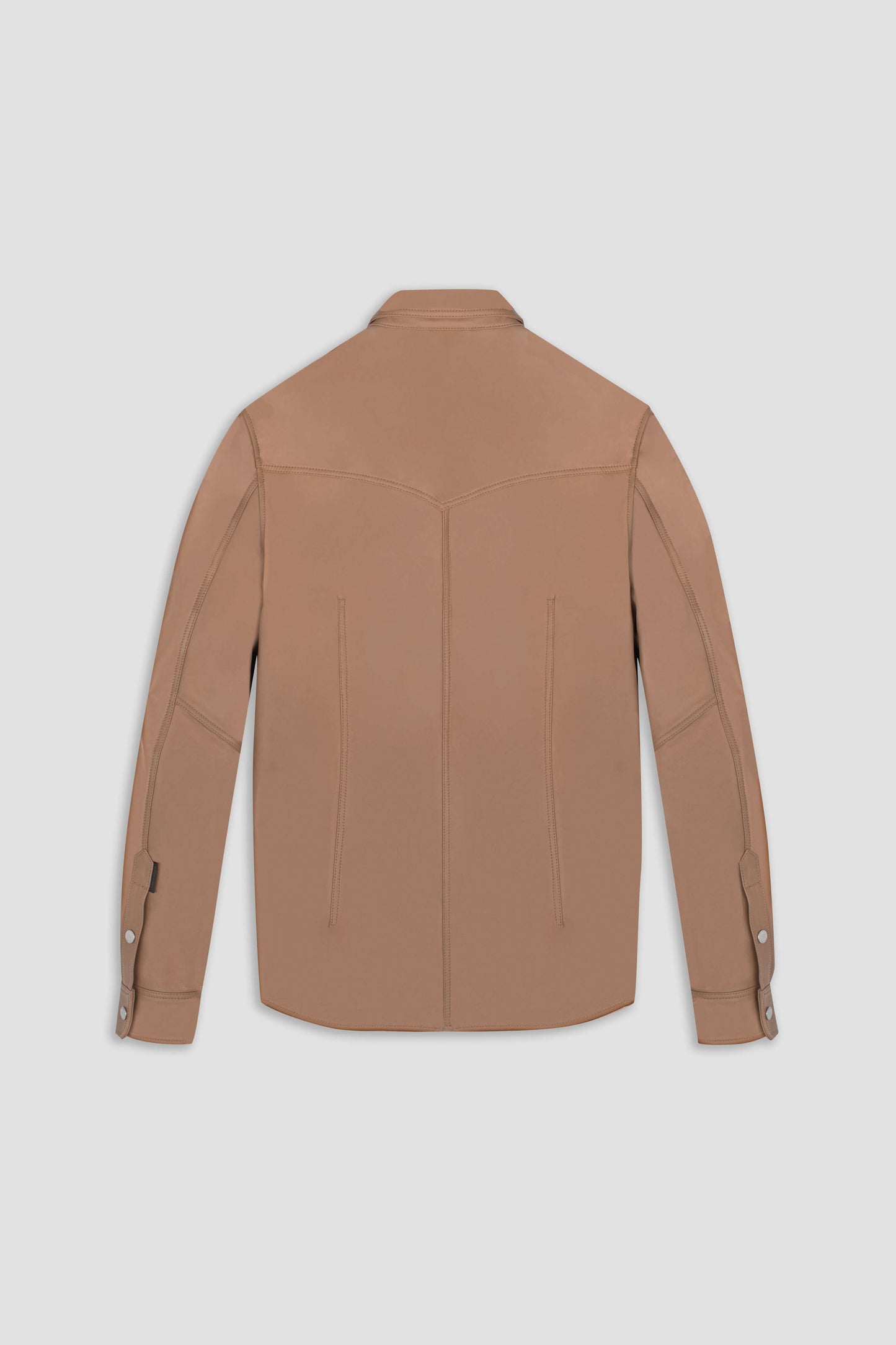 BODA Leather Overshirt: Desert