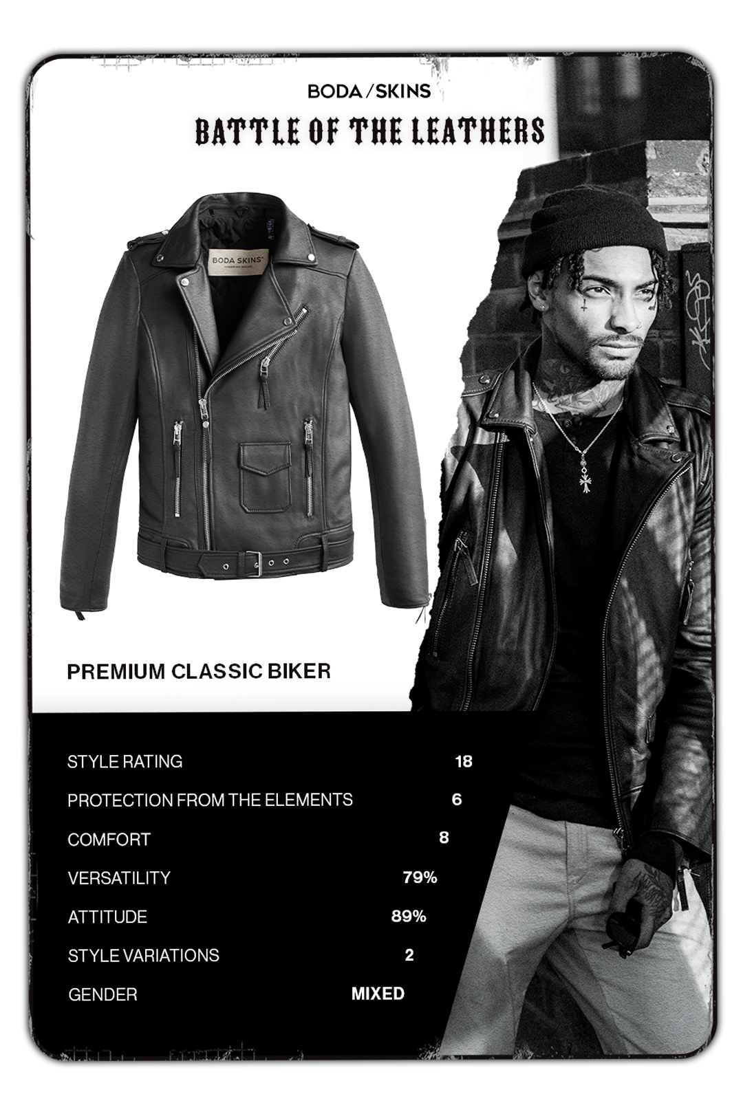 Boda skins 2025 classic biker