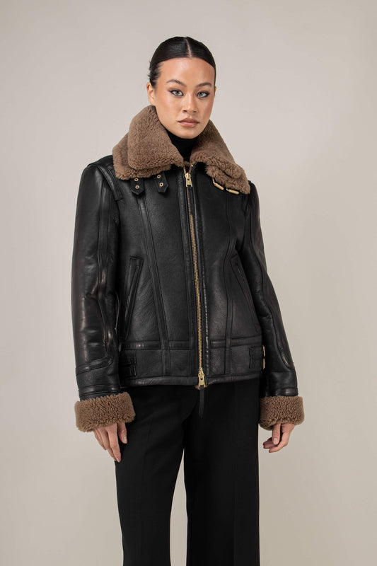 Bronx Shearling Jacket Tall (Woman)