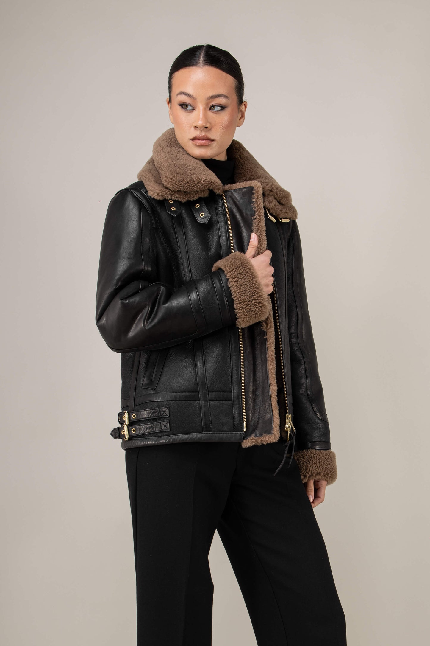 Bronx Shearling Jacket Tall (Woman)