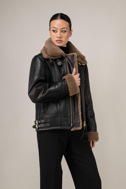 Bronx Shearling Jacket Tall (Woman)
