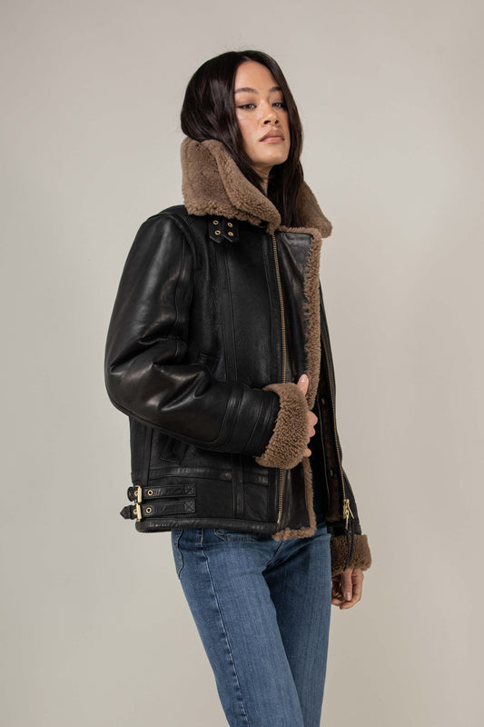 Bronx Shearling Jacket Tall (Woman)