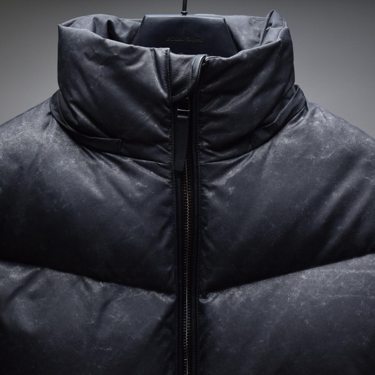 Hoodless Smoke Black Puffer / Unisex / XXS / Excellent