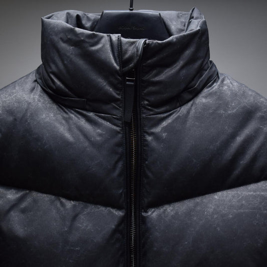 Hoodless Smoke Black Puffer / Unisex / XXS / Excellent