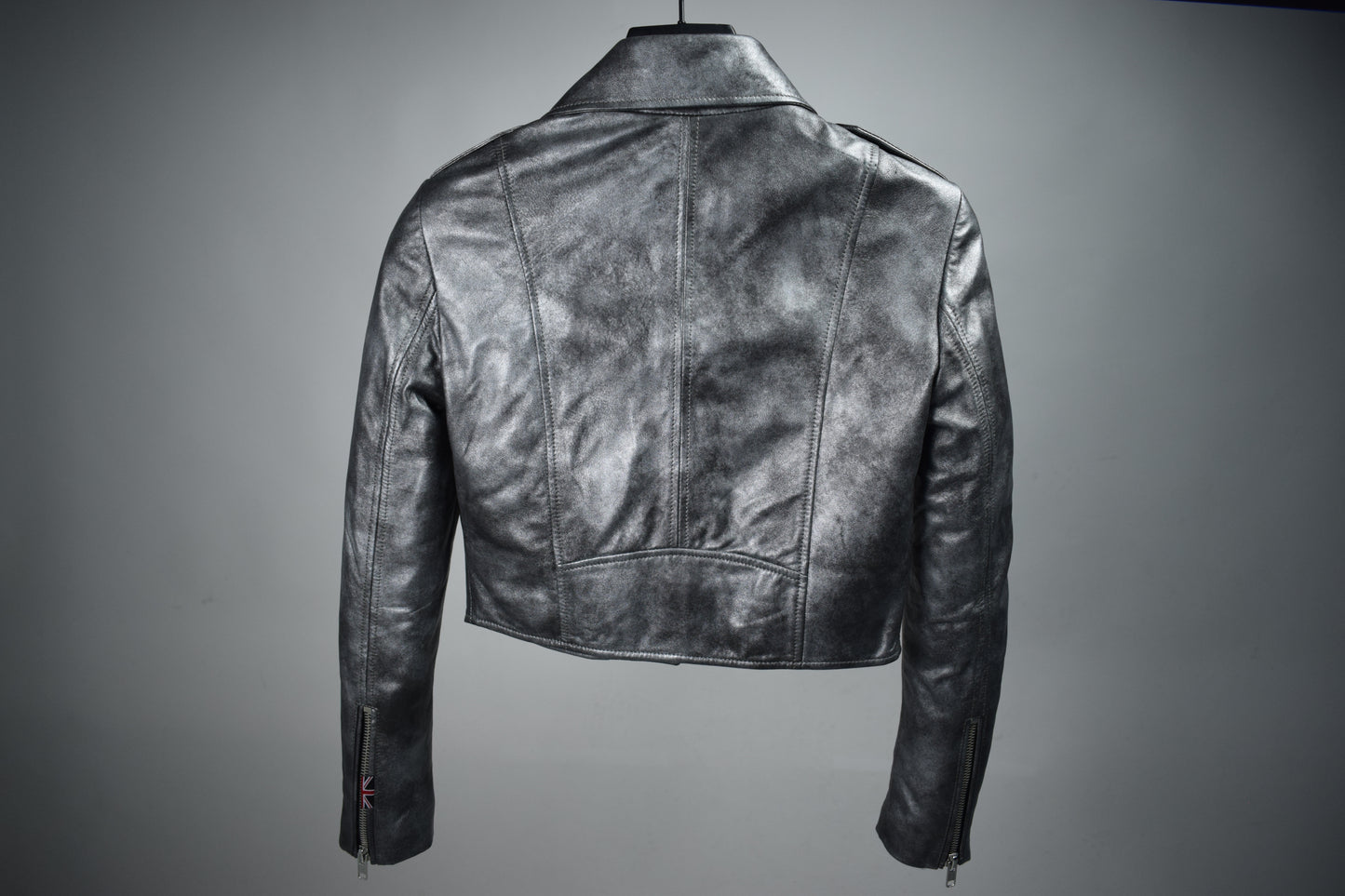 Cropped Biker: Chrome / Womens / S / Excellent