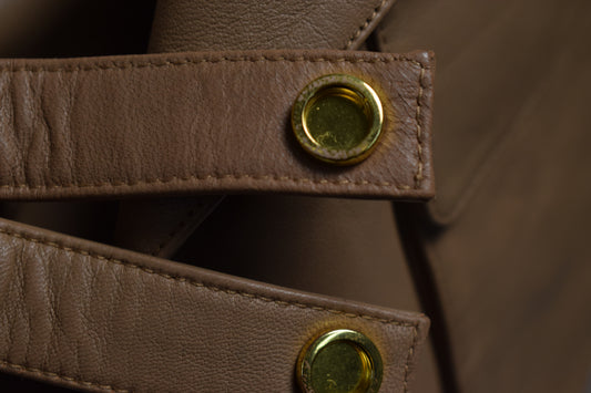 Cropped Sand Blouson: Gold Hardware / Womens / Multiple Sizes  / Used