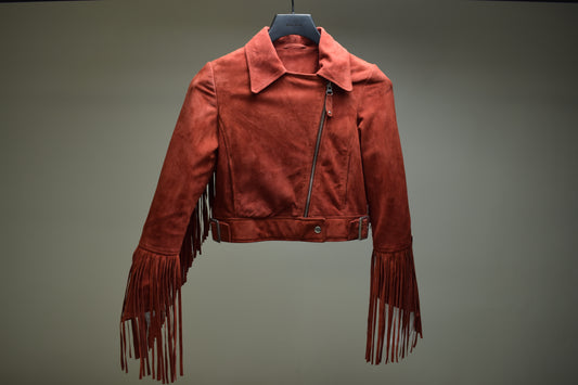 Western Biker Suede Sample / Womens / S / Excellent