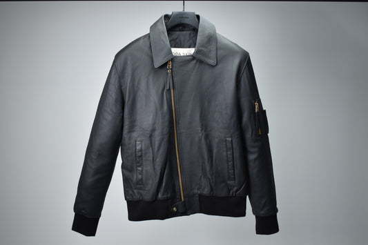 Aviator Bomber: Gold Hardware / Mens / XXL / Good