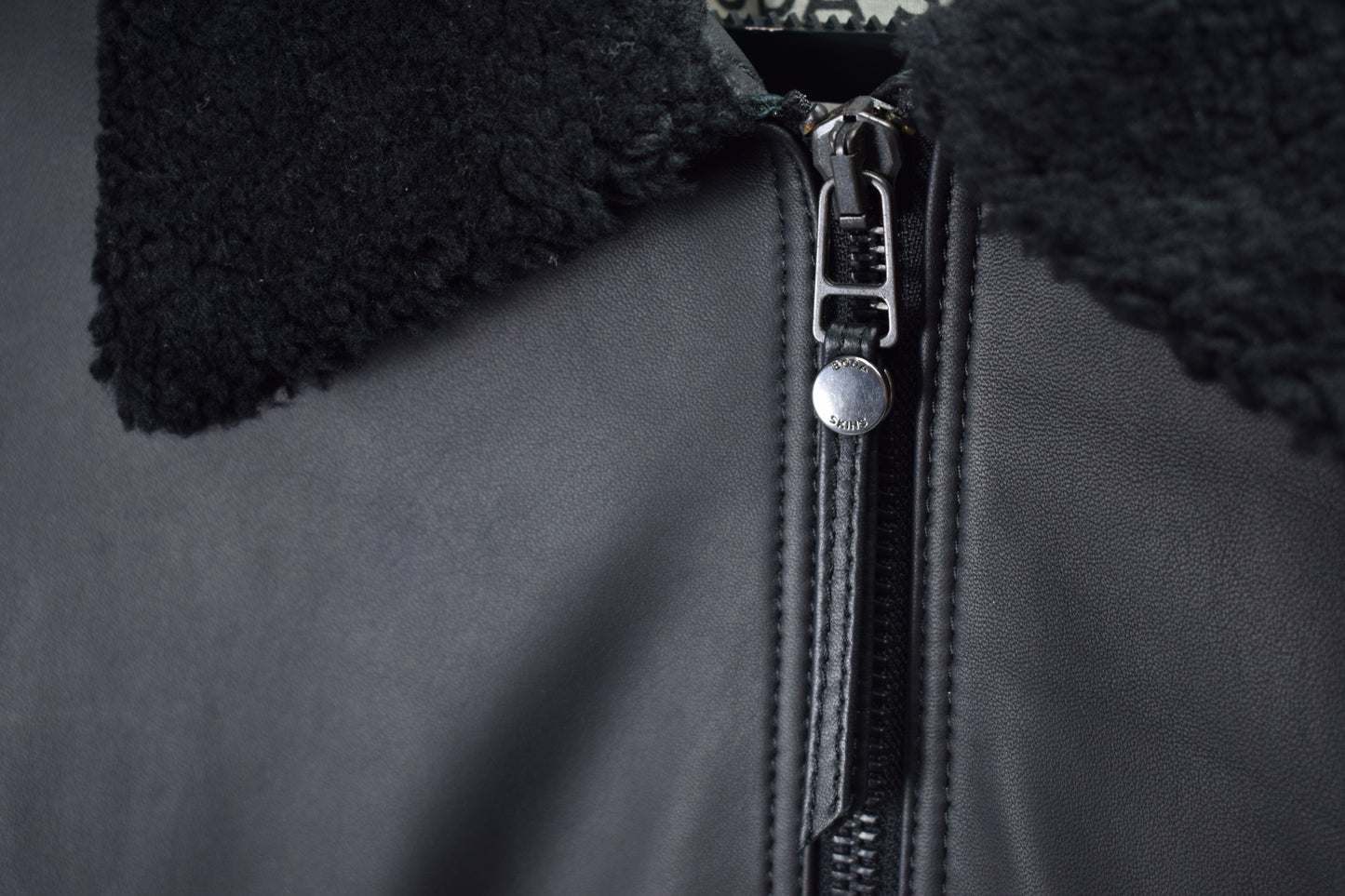 Aviator Bomber Black Shearling / Mens / Multiple sizes / Excellent