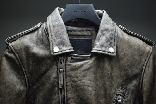 Classic Biker Dirt Khaki Green / Mens / M / Excellent