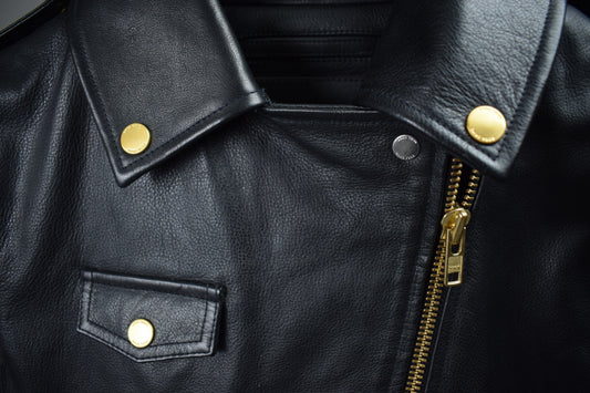 Cropped Biker Gold / Womens / M / Excellent