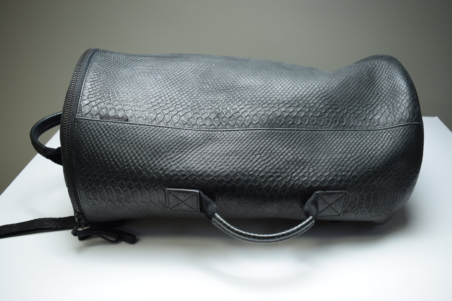 Barrel Bag, Crocodile effect / Unisex / One size / Good