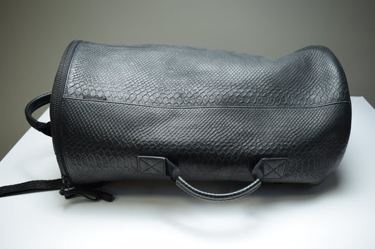 Barrel Bag, Crocodile effect / Unisex / One size / Good