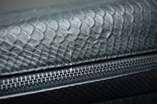 Barrel Bag, Crocodile effect / Unisex / One size / Good