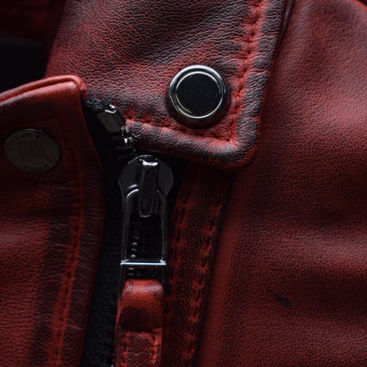 Kay Michaels 2.0: Biker Protection Burnt Red / Womens / Multi Size / Excellent