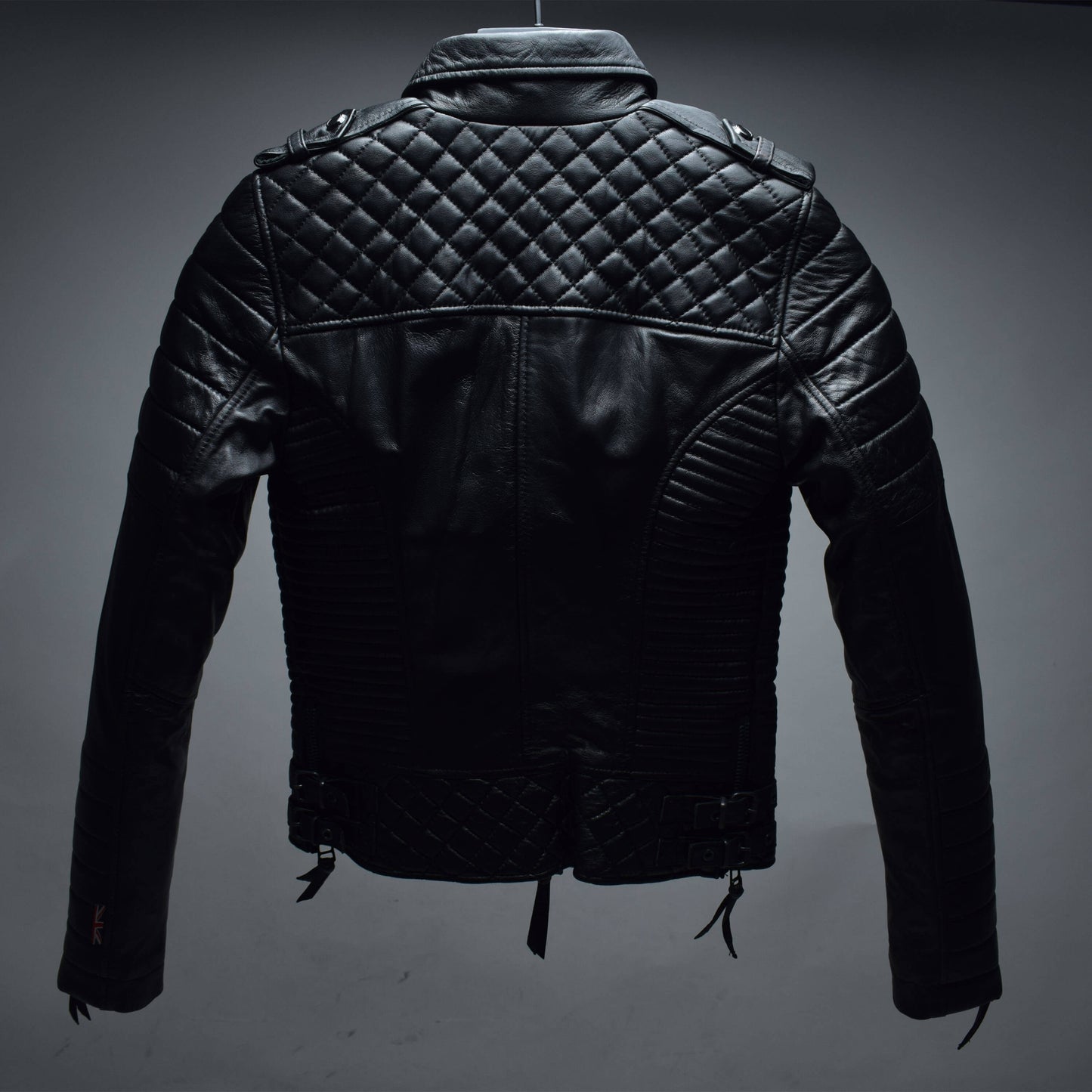 Kay Michaels 2.0: Black Hardware Gloss Leather / Womens / XXS / Fair