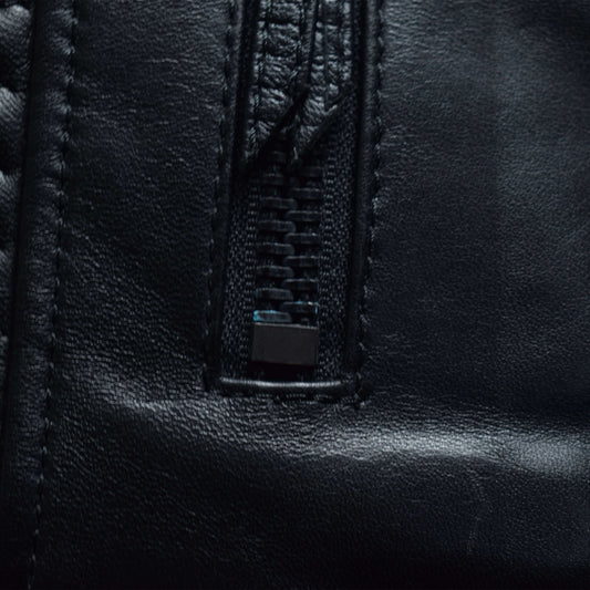 Kay Michaels 2.0: Black Hardware Gloss Leather / Womens / XXS / Fair