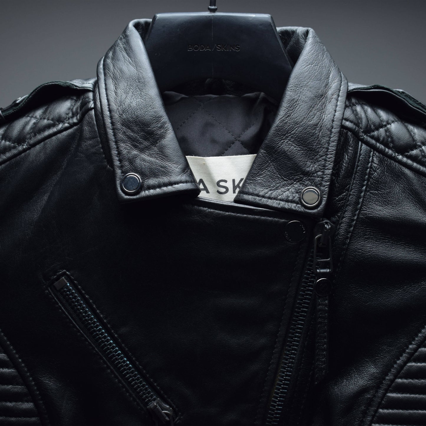 Kay Michaels 2.0: Black Hardware Gloss Leather / Womens / XXS / Fair