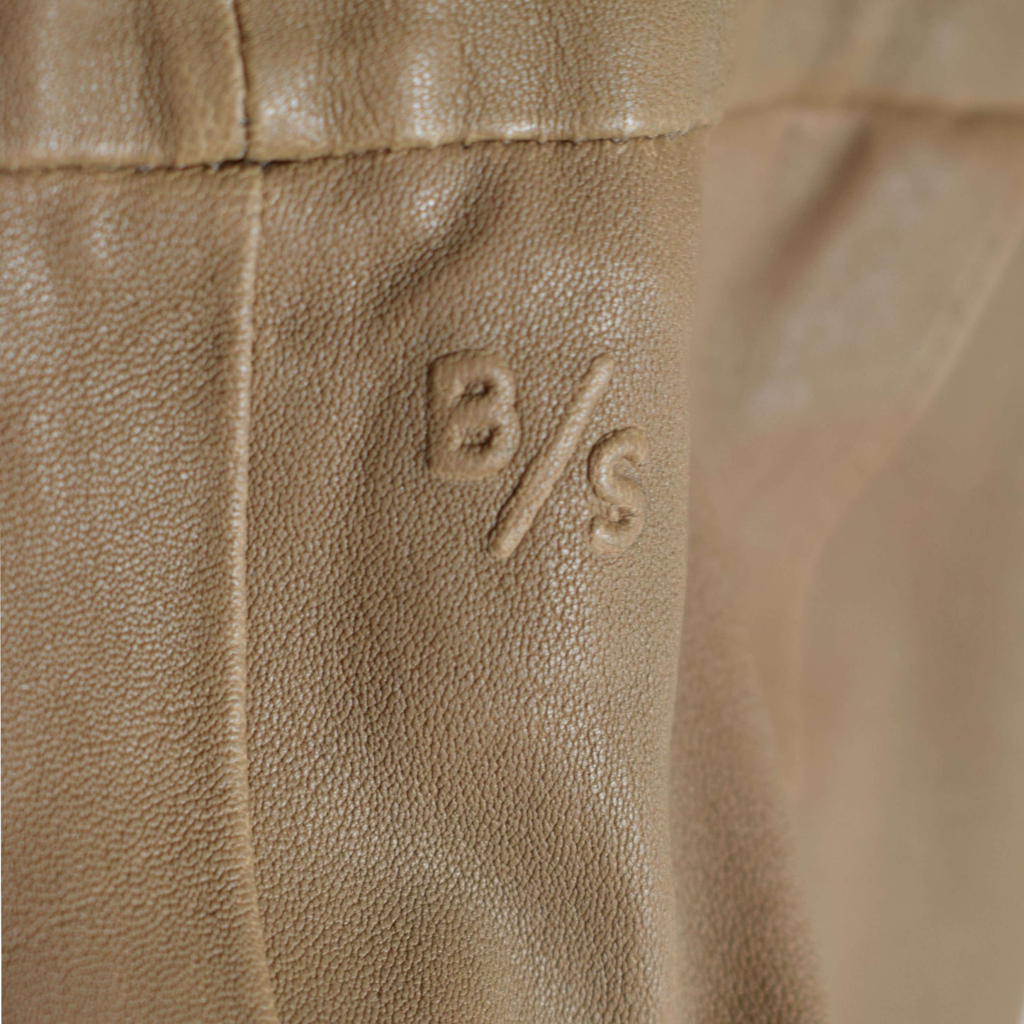 Leather Leggings (Sand) / Womens / M / Excellent