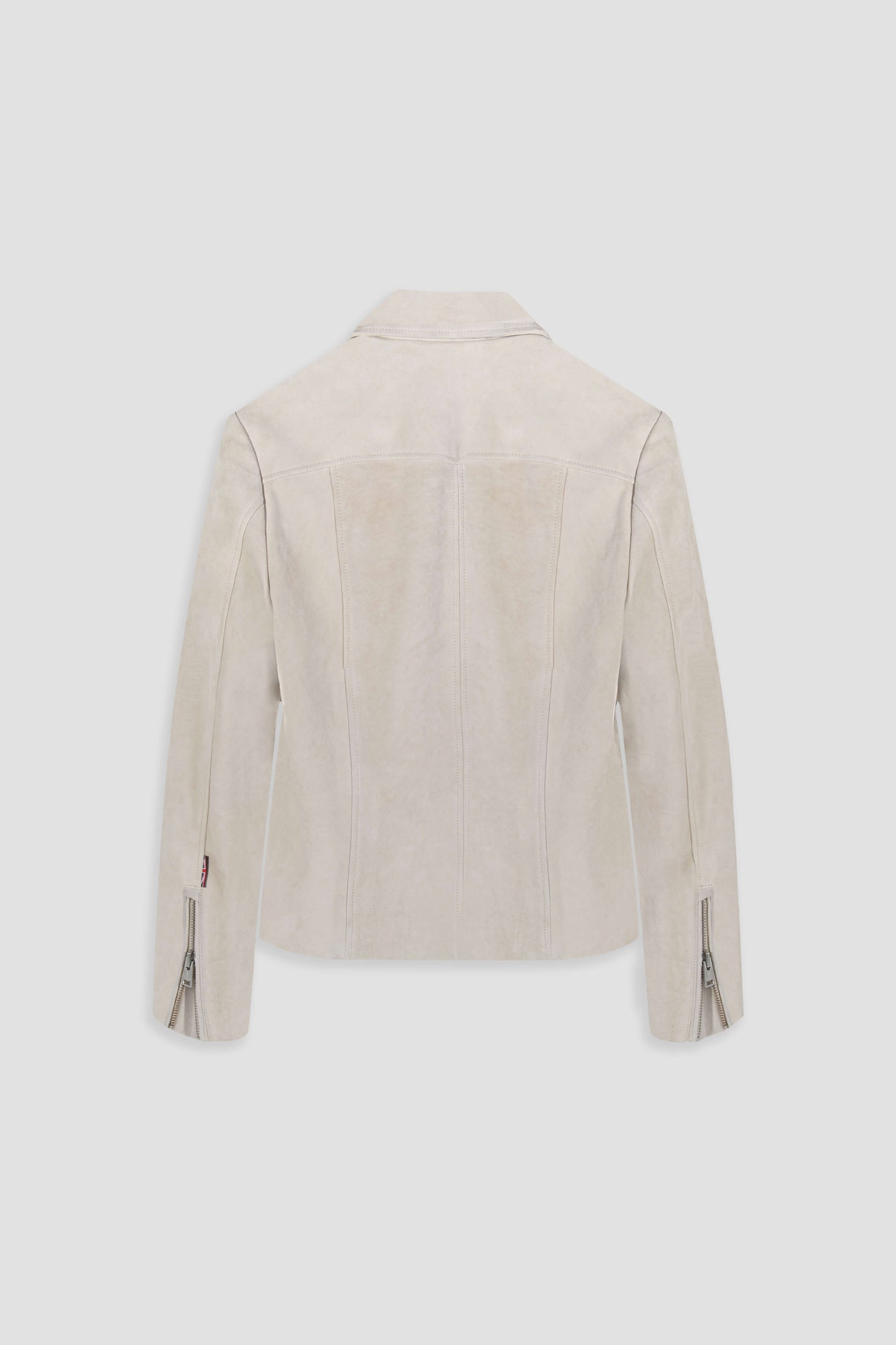 Hendrix: Sandstone Suede Leather Jacket (Woman)