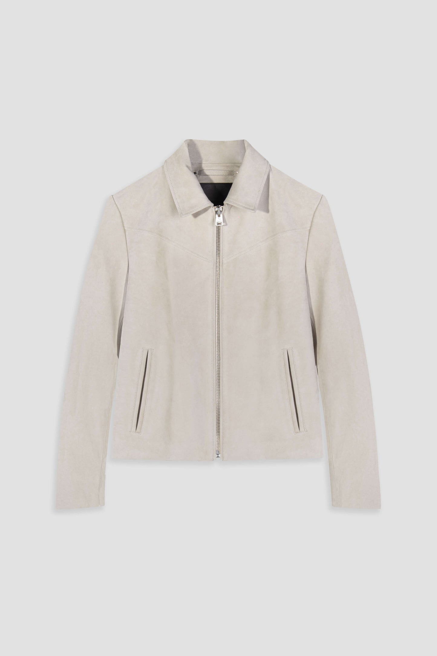 Hendrix: Sandstone Suede Leather Jacket (Woman)