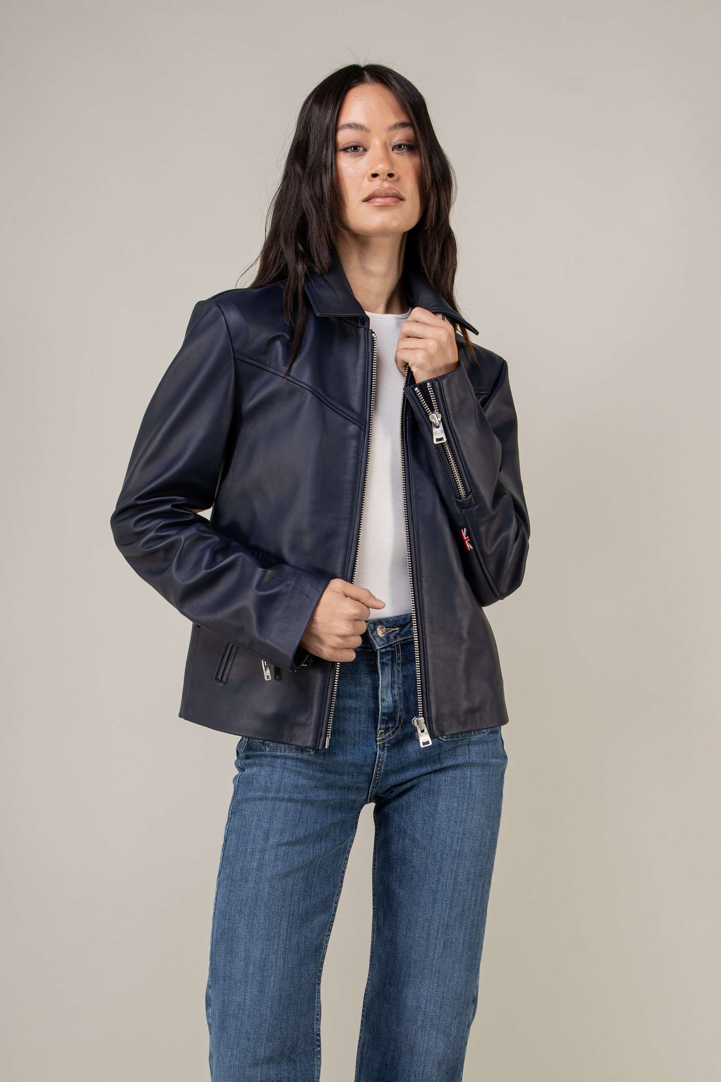 Hendrix: Royal Navy Leather Jacket (Woman)