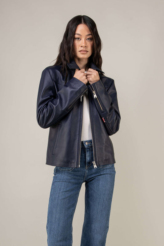 Hendrix: Royal Navy Leather Jacket (Woman)