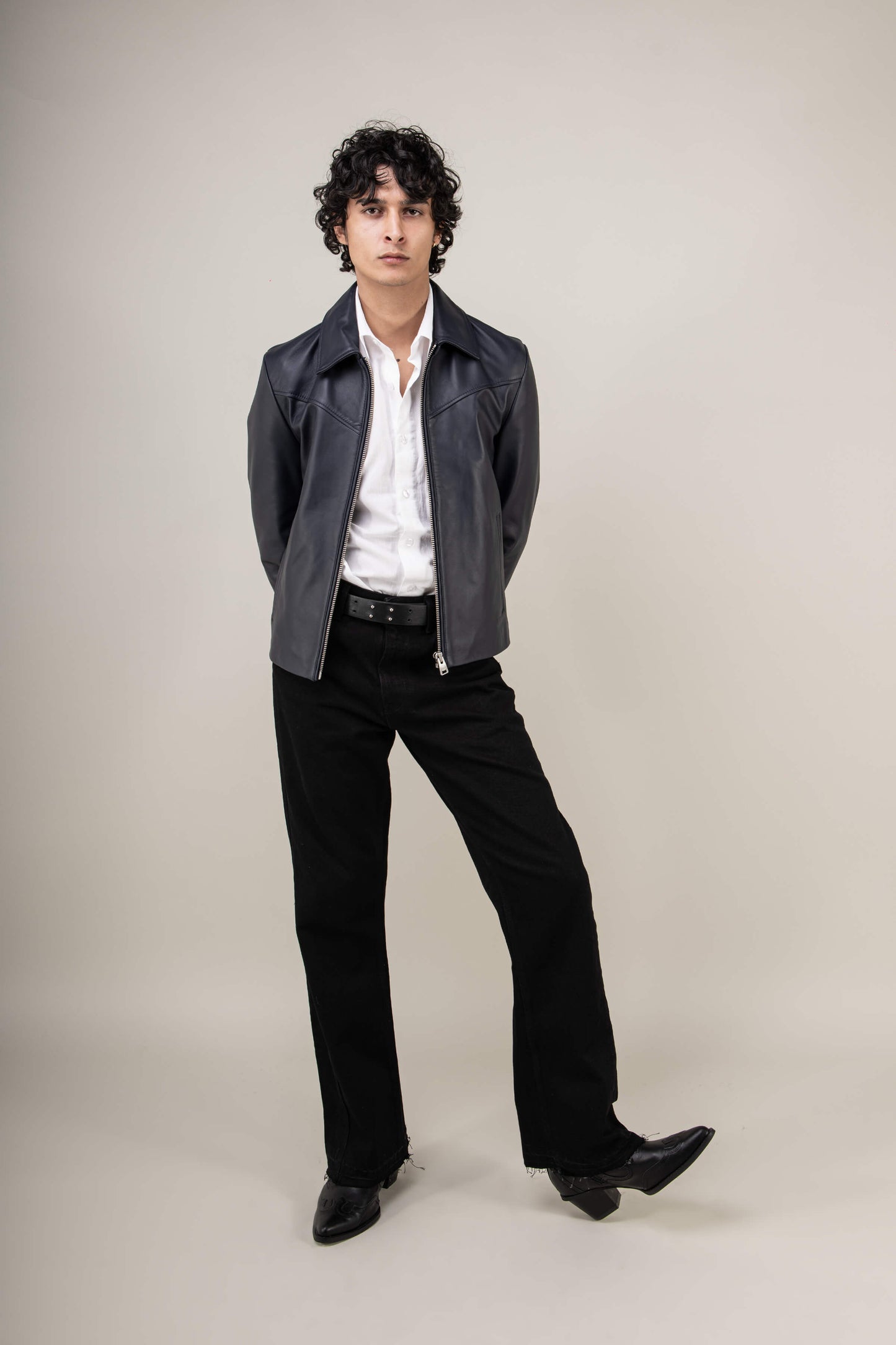 Hendrix: Royal Navy Leather Jacket