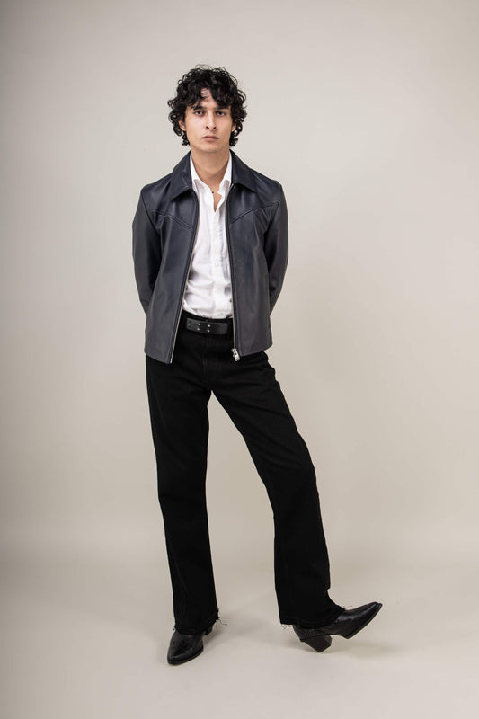 Hendrix: Royal Navy Leather Jacket