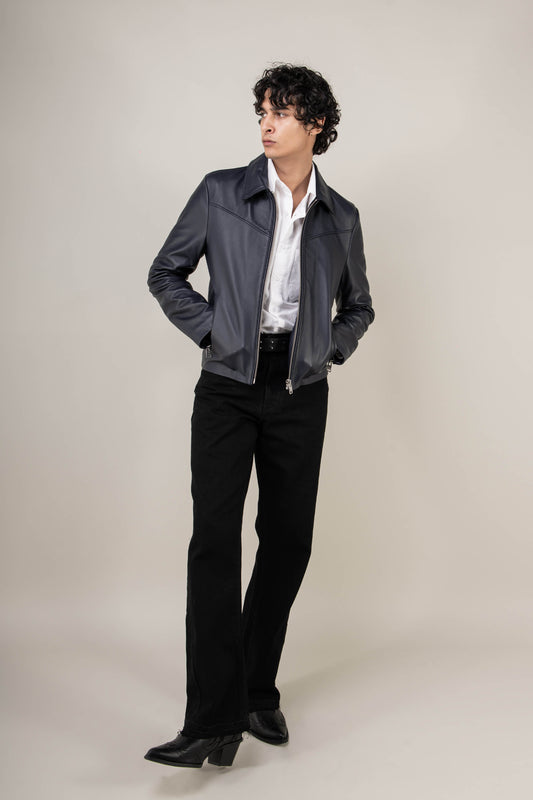 Hendrix: Royal Navy Leather Jacket