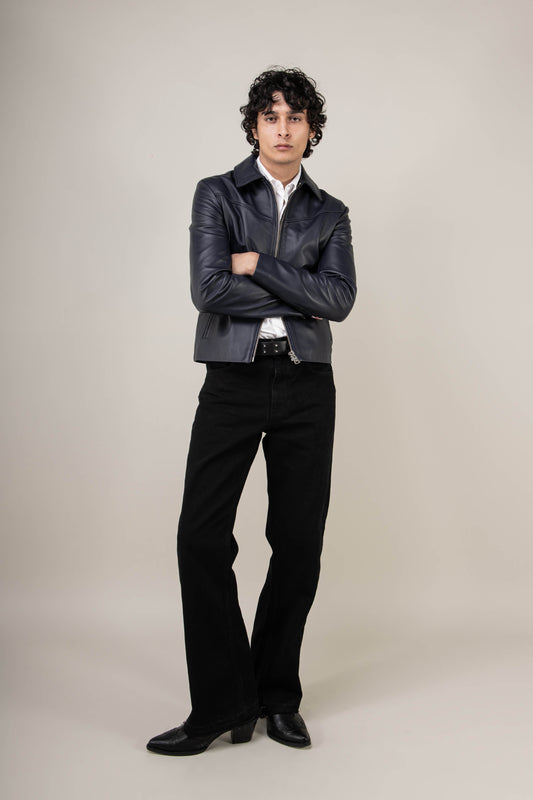 Hendrix: Royal Navy Leather Jacket