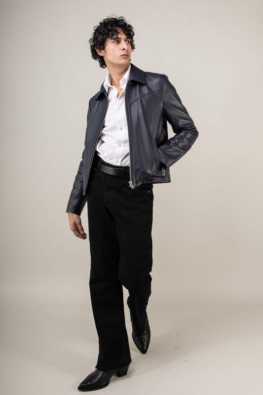 Hendrix: Royal Navy Leather Jacket