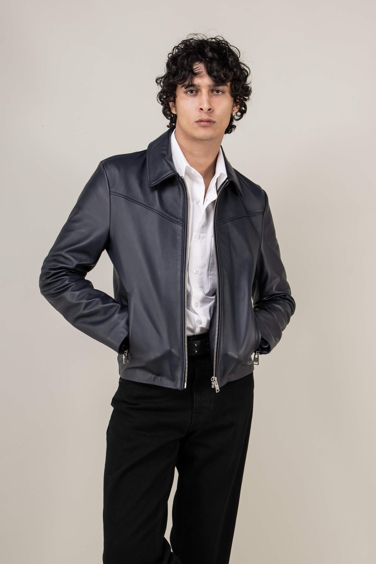 Hendrix: Royal Navy Leather Jacket