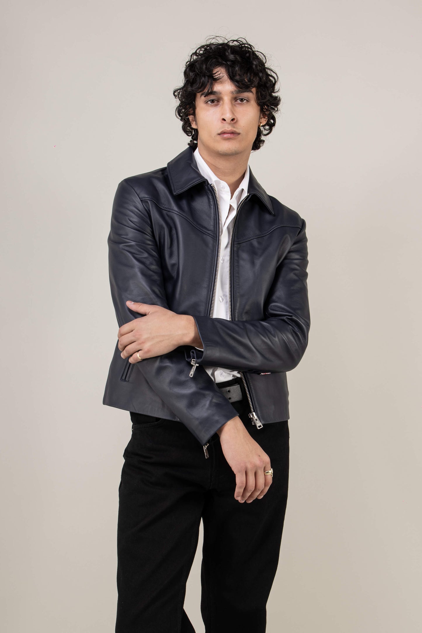 Hendrix: Royal Navy Leather Jacket