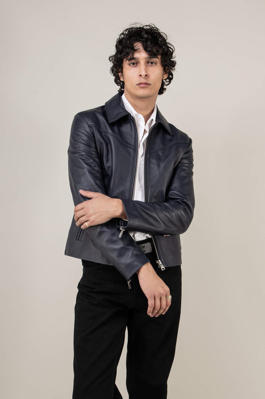 Hendrix: Royal Navy Leather Jacket