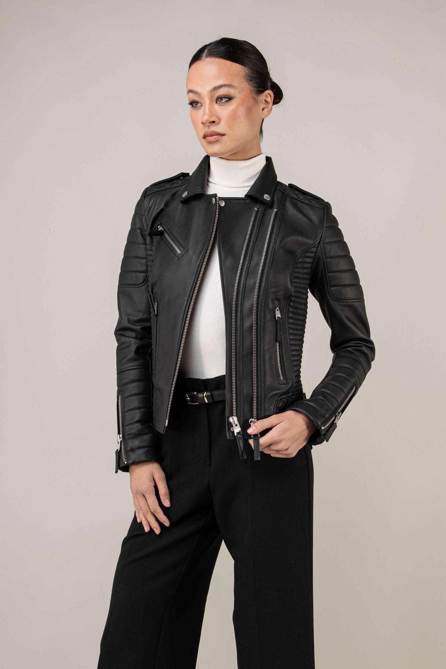 Kay Michaels 3.0 Leather Jacket (Woman)