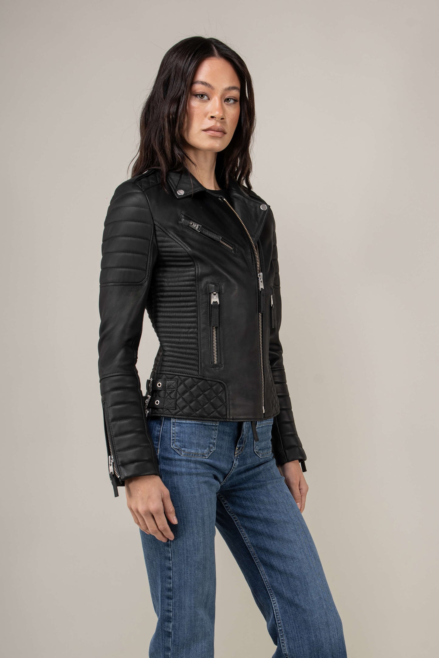 Kay Michaels 3.0 Leather Jacket (Woman)