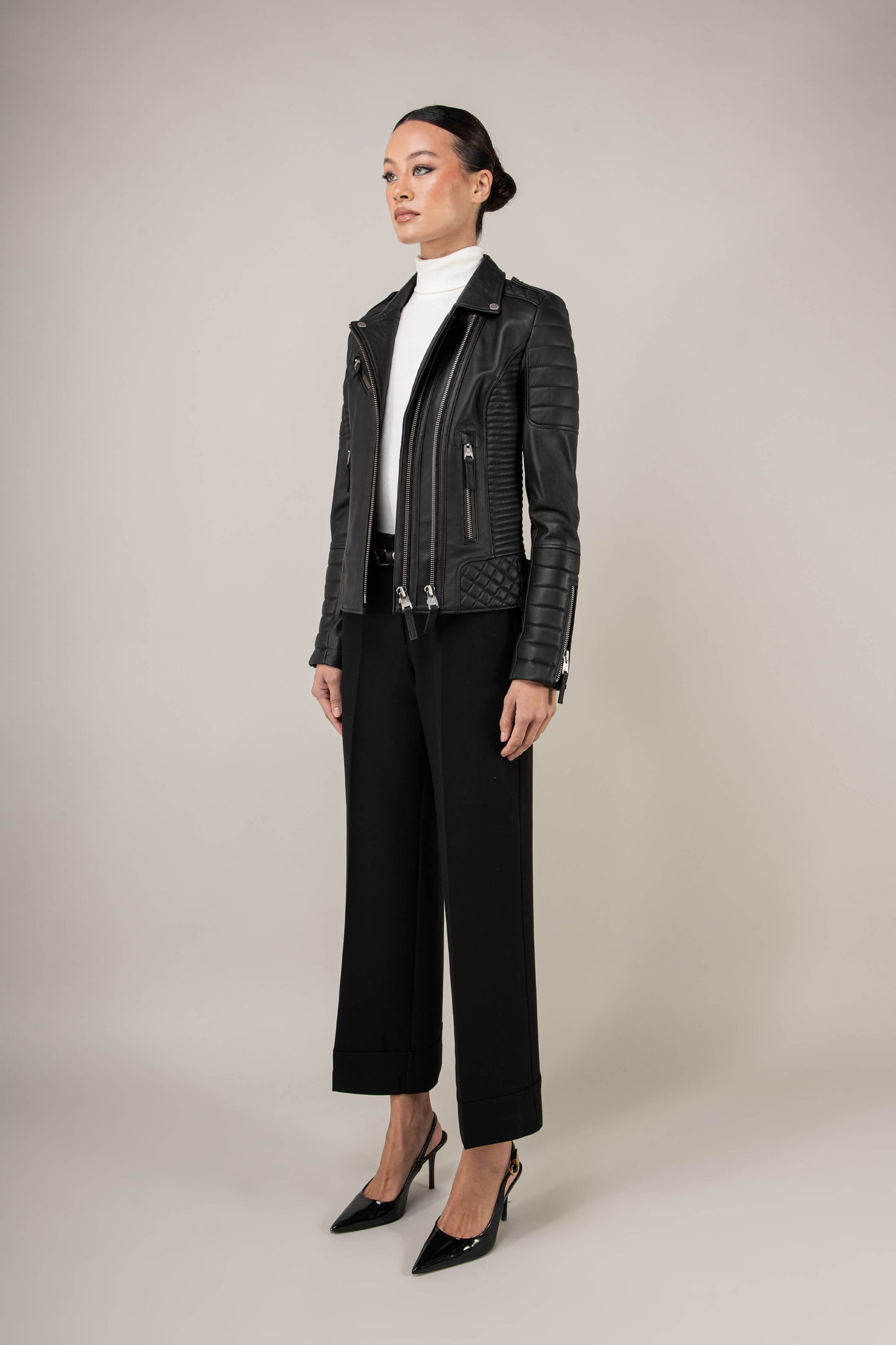 Kay Michaels 3.0 Leather Jacket (Woman)