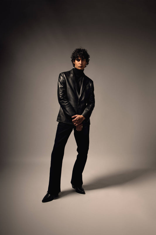 Leather Blazer