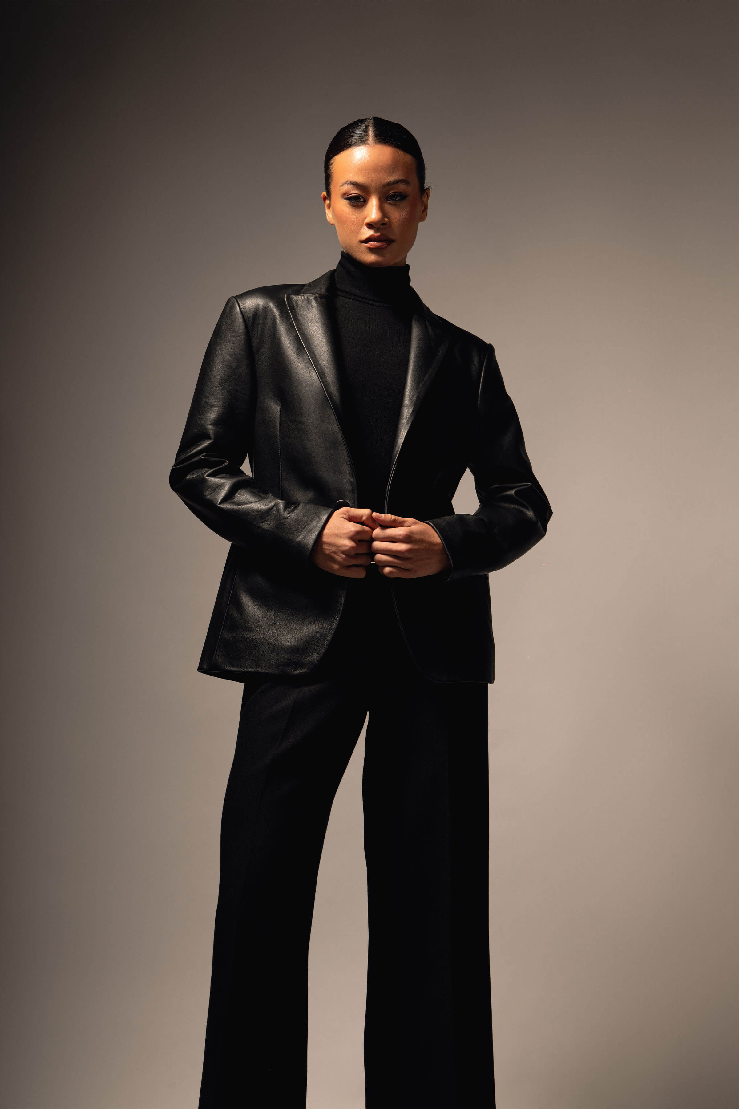 Relaxed Leather Blazer – BODA SKINS