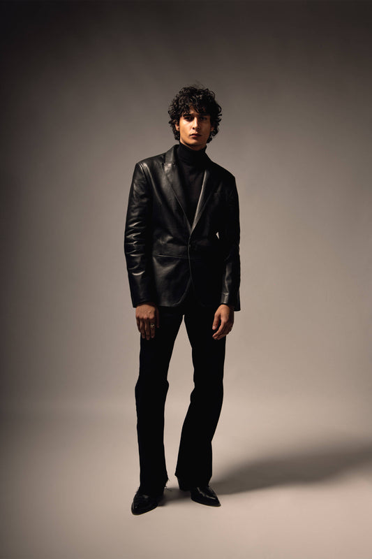 Leather Blazer