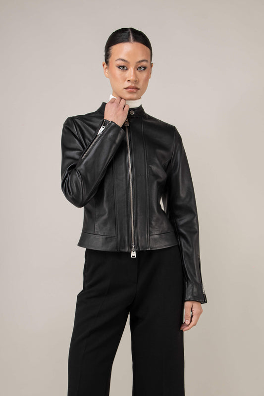 Moto Racer Leather Jacket